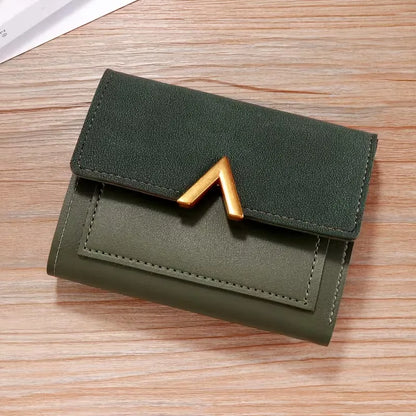 Wallet with V-shaped Closure