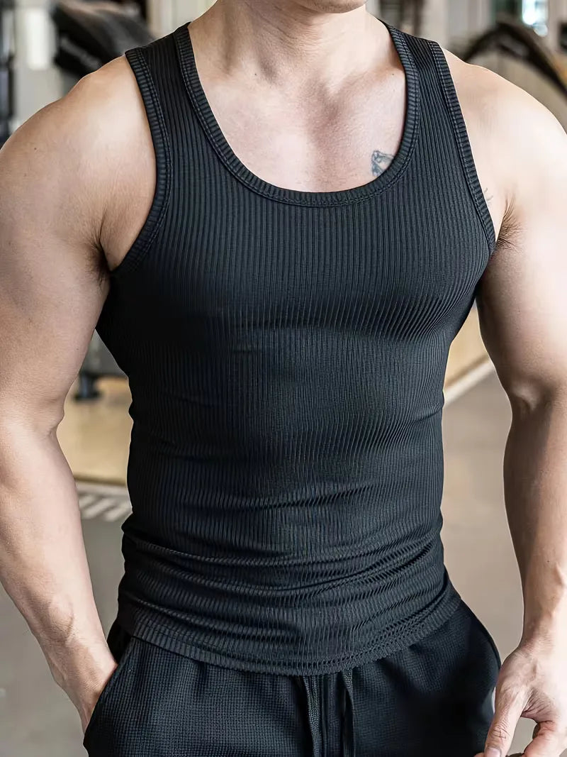 Slim Fit Ribbed Tank Top