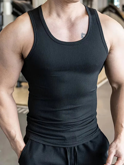 Slim Fit Ribbed Tank Top