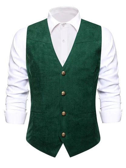 Waistcoat with V-neck and Buttons