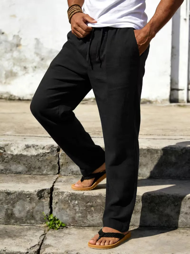 Chinos with Elastic Waist