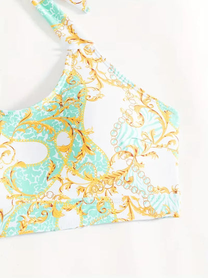 Cover-up with Halter Neck and Shorts
