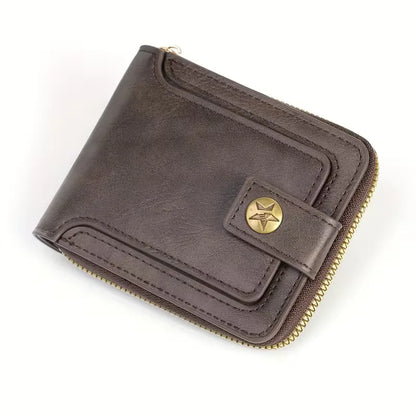 Zipper and Button Card Holder