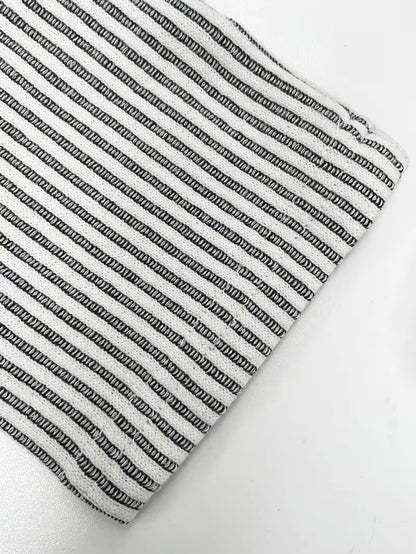 Casual men's T-shirt with jacquard pattern