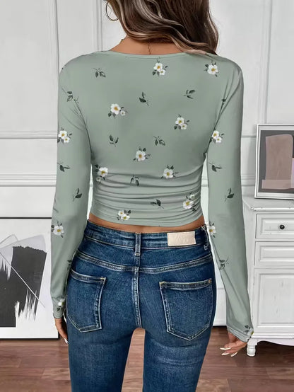 Long Sleeve with Floral Print