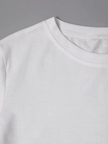 T-shirt with lotus flower print