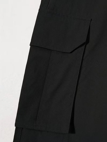 Cargo trousers with flap pockets