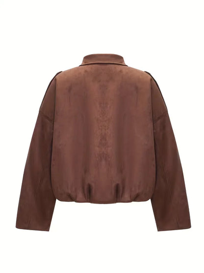 Oversized Leather Jacket