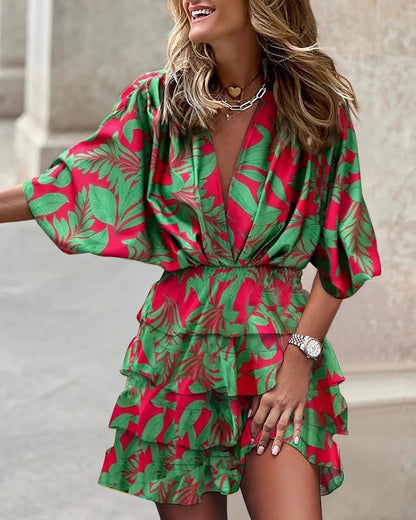 Caroline | Stylish Mini Dress with Print