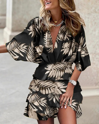 Caroline | Stylish Mini Dress with Print