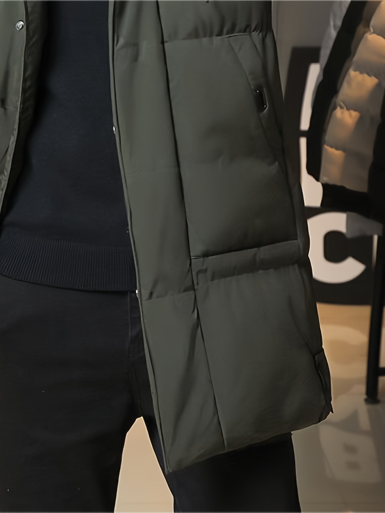 Cas | Warm Thick Padded Winter Jacket for Men
