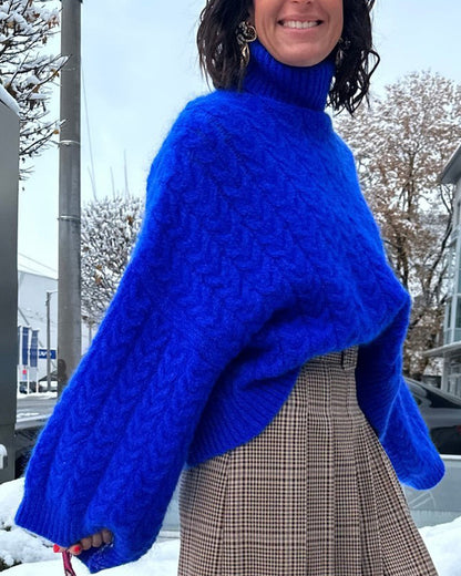 Casual Effortlessly Coloured Turtleneck