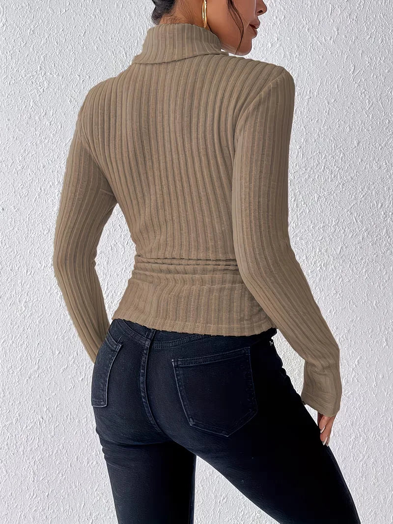 Turtle Neck Jumper with Long Sleeves