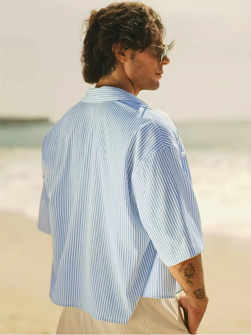 Short Sleeve Shirt with V-Neck