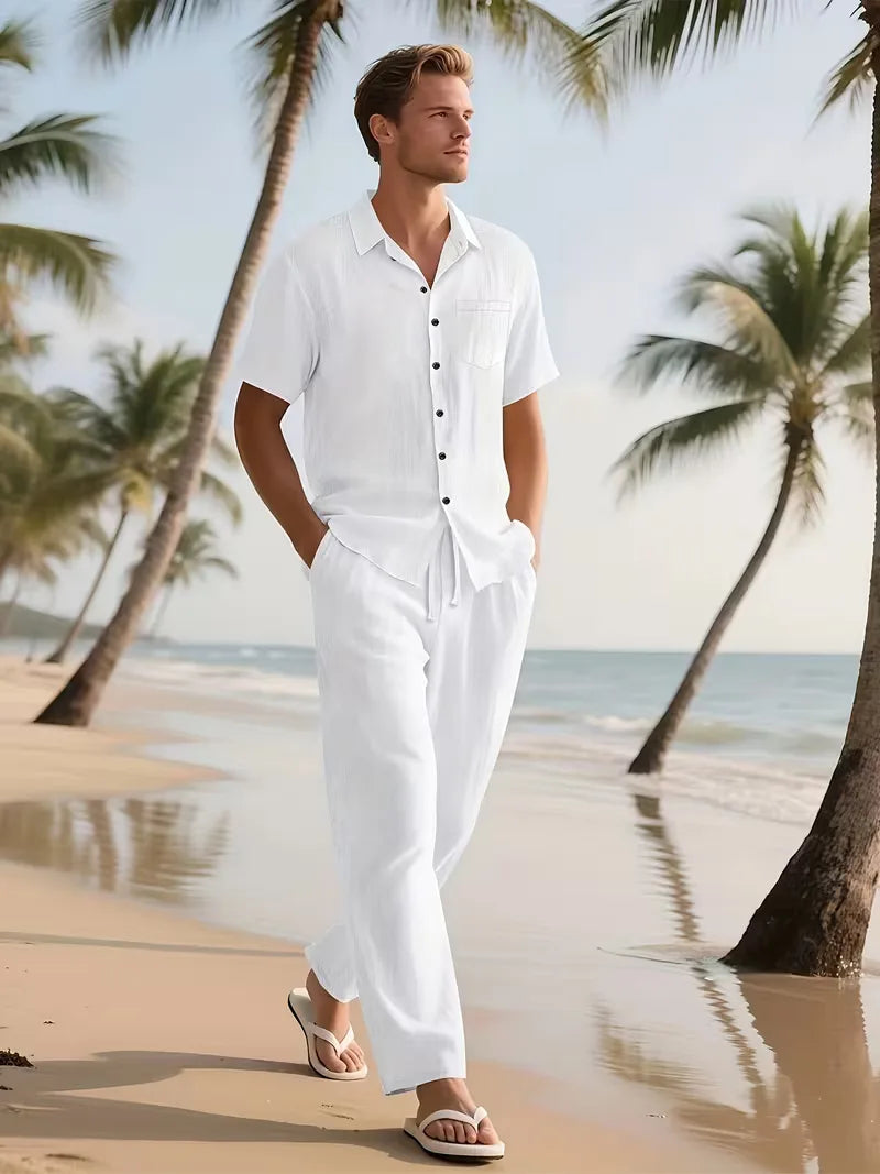 Summer Clothing Set with Short Sleeves