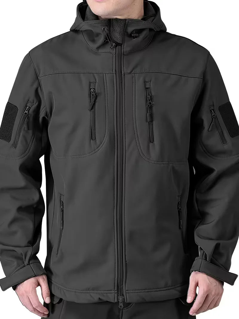 Parka with fleece lining