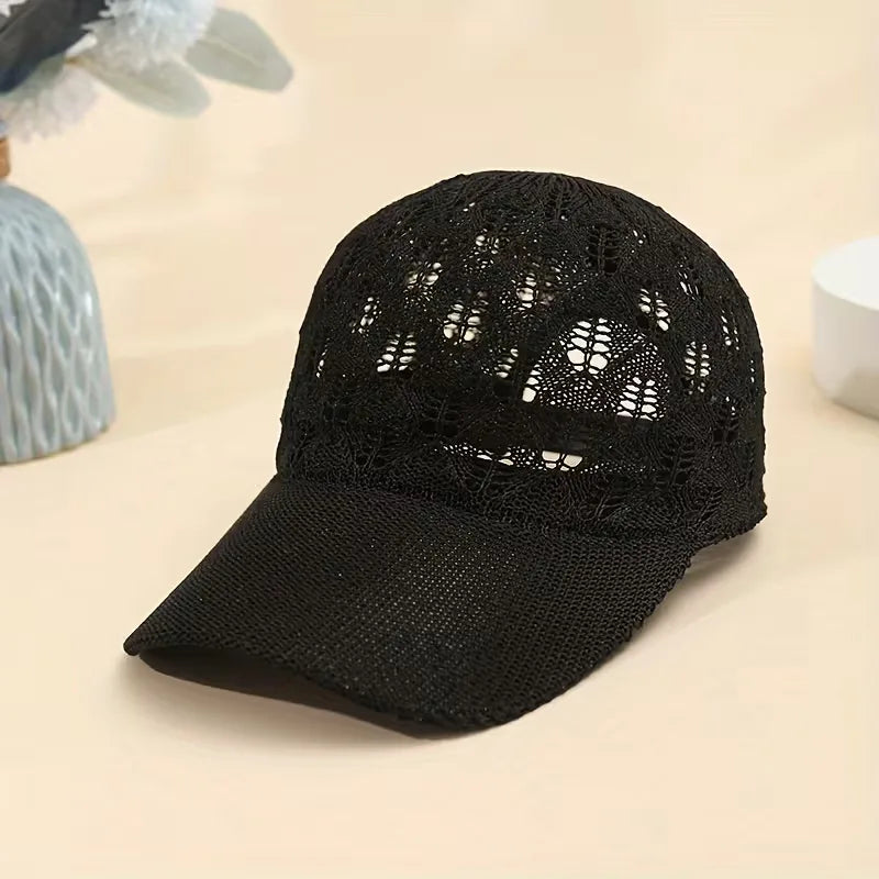 Cap with mesh design