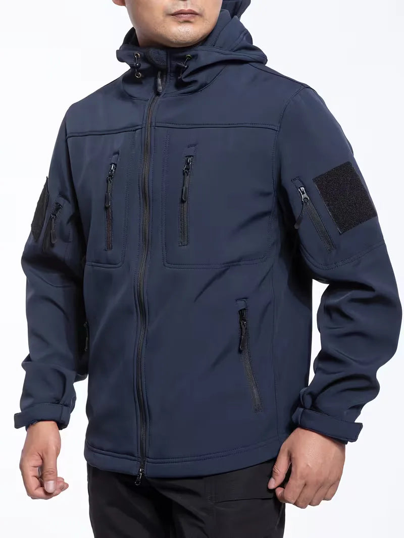 Parka with fleece lining