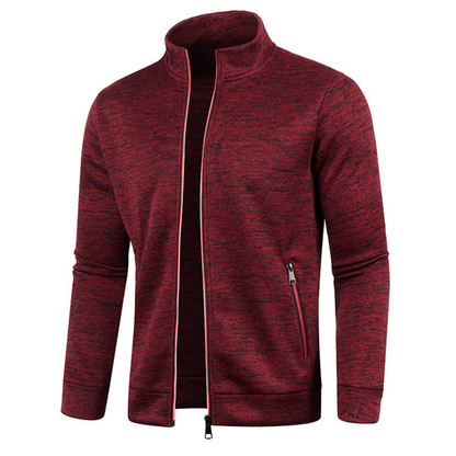 Christian | Windproof men's gilet with pockets and stand-up collar