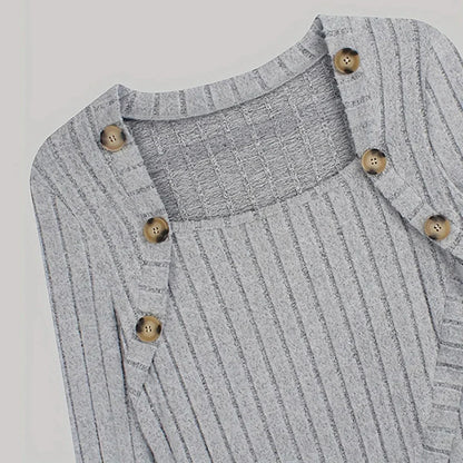 Claudia | Asymmetrical Ribbed Cardigan