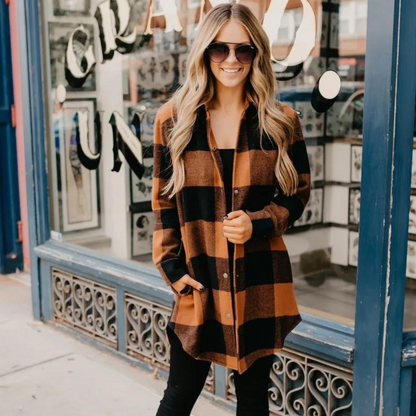 Cora - Fashionable Checked Shirt