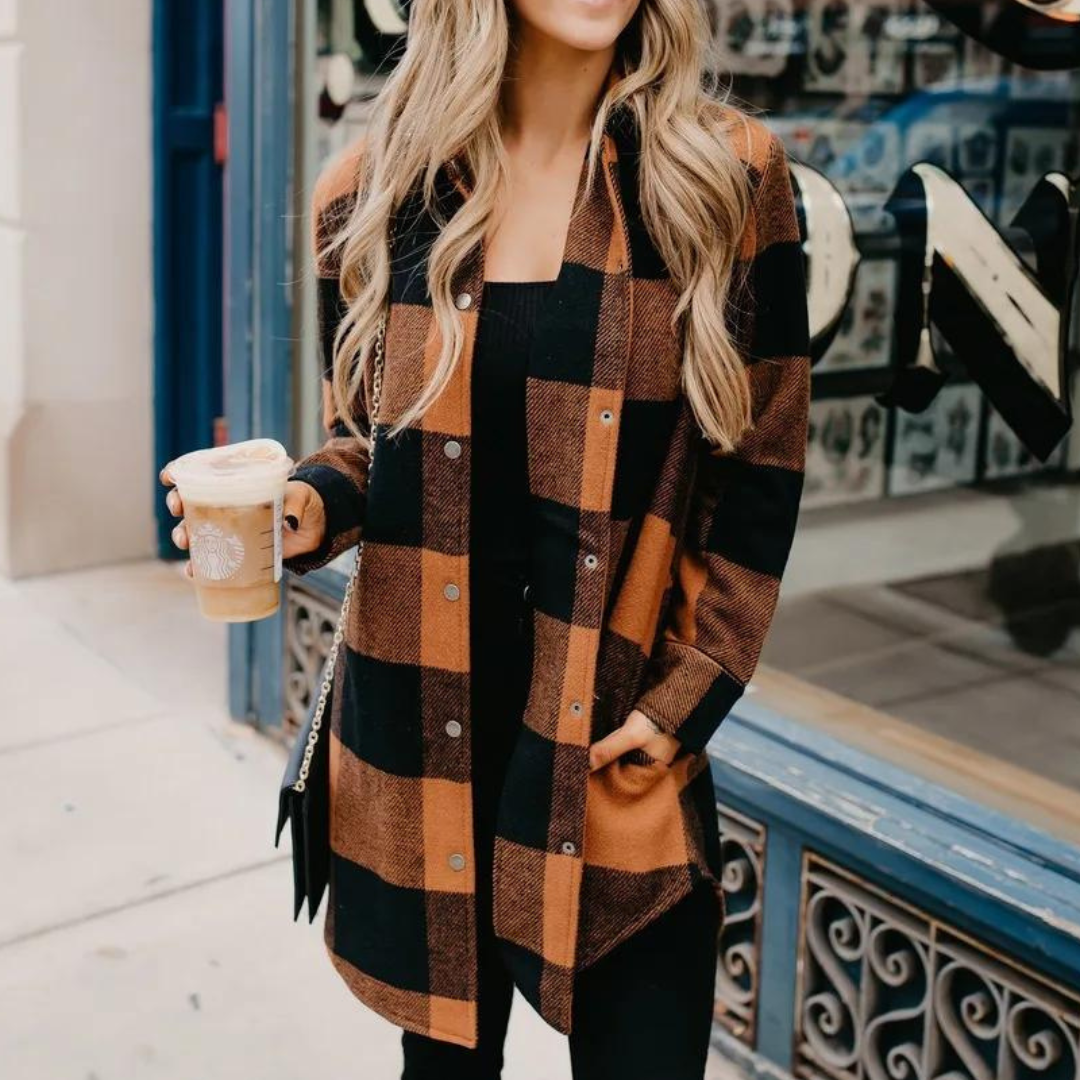 Cora - Fashionable Checked Shirt