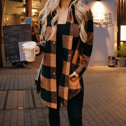 Cora - Fashionable Checked Shirt