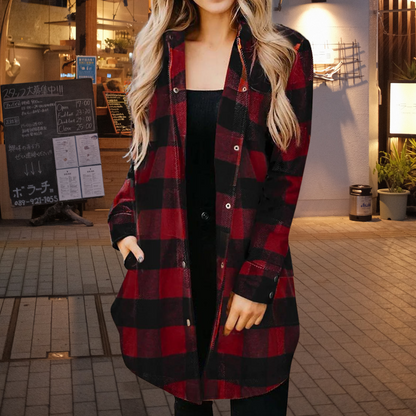 Cora - Fashionable Checked Shirt