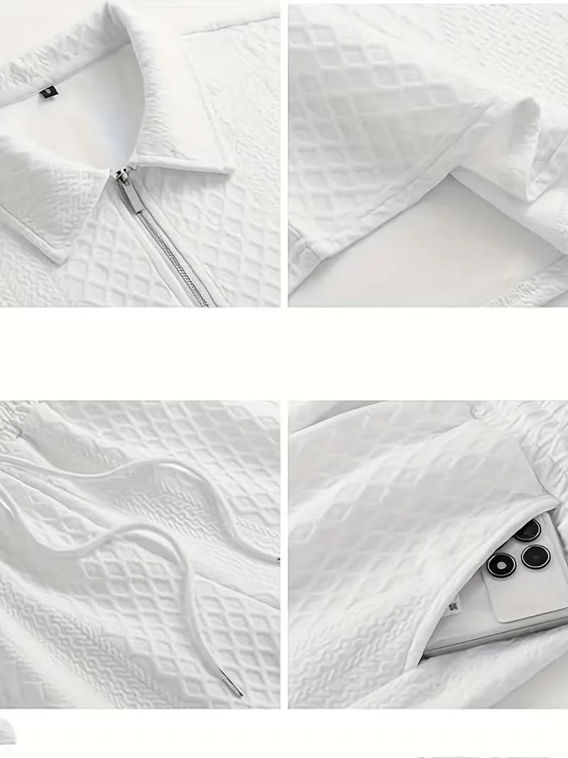 Summer Clothing Set with Polo and Shorts
