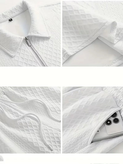 Summer Clothing Set with Polo and Shorts