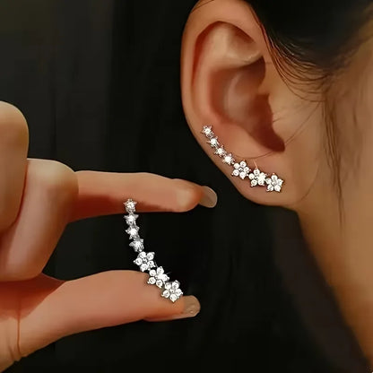 Earring with Floral Motif