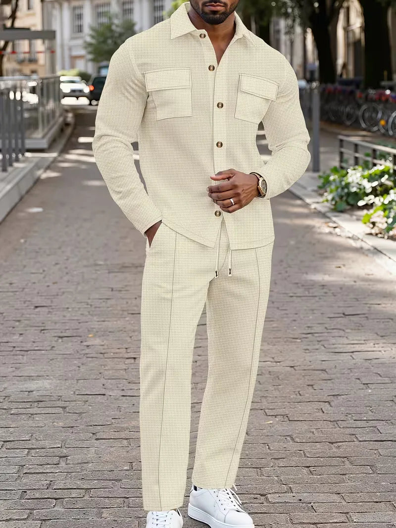 Bomber Jacket with Button Closure and Chest Pockets