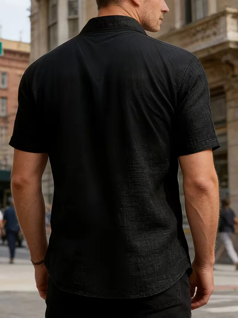 Short Sleeve Shirt with Chest Pockets
