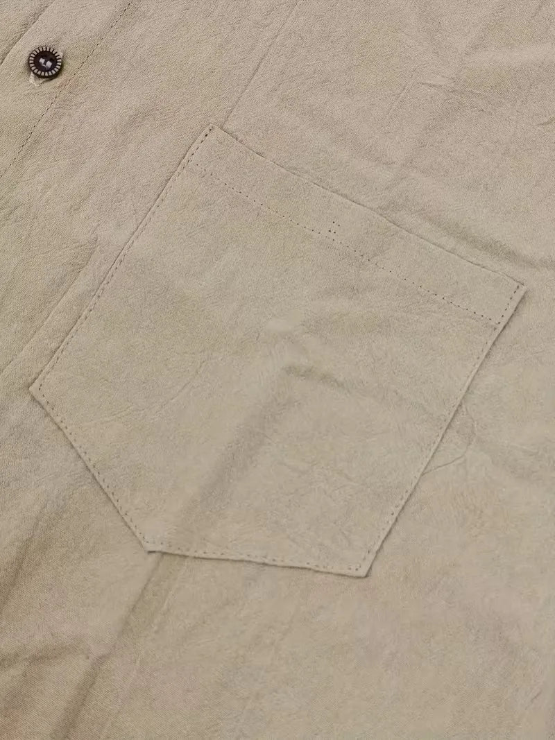 Short Sleeve Shirt with Chest Pocket