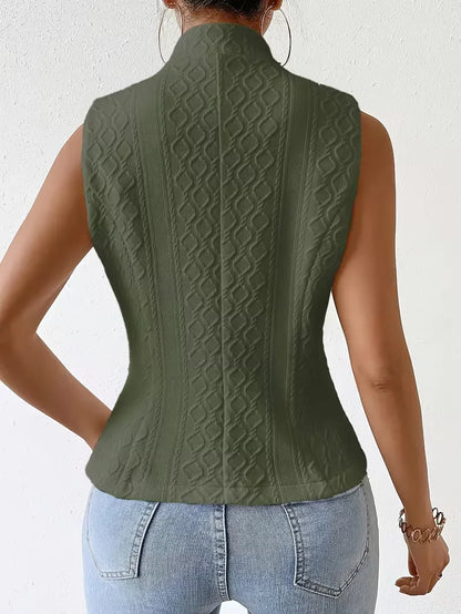 Waistcoat with V-neck and Buttons