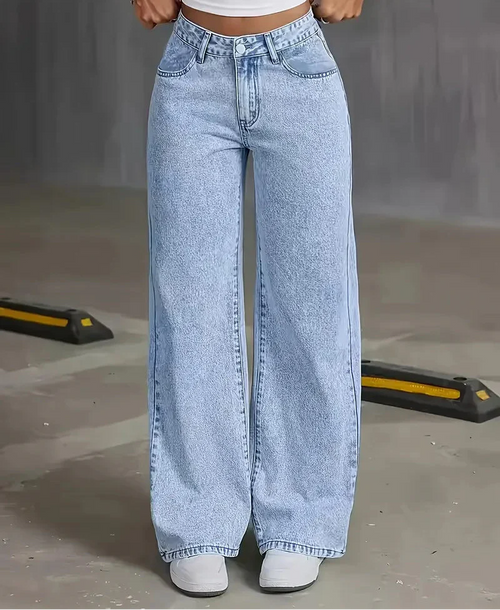 Wide leg jeans