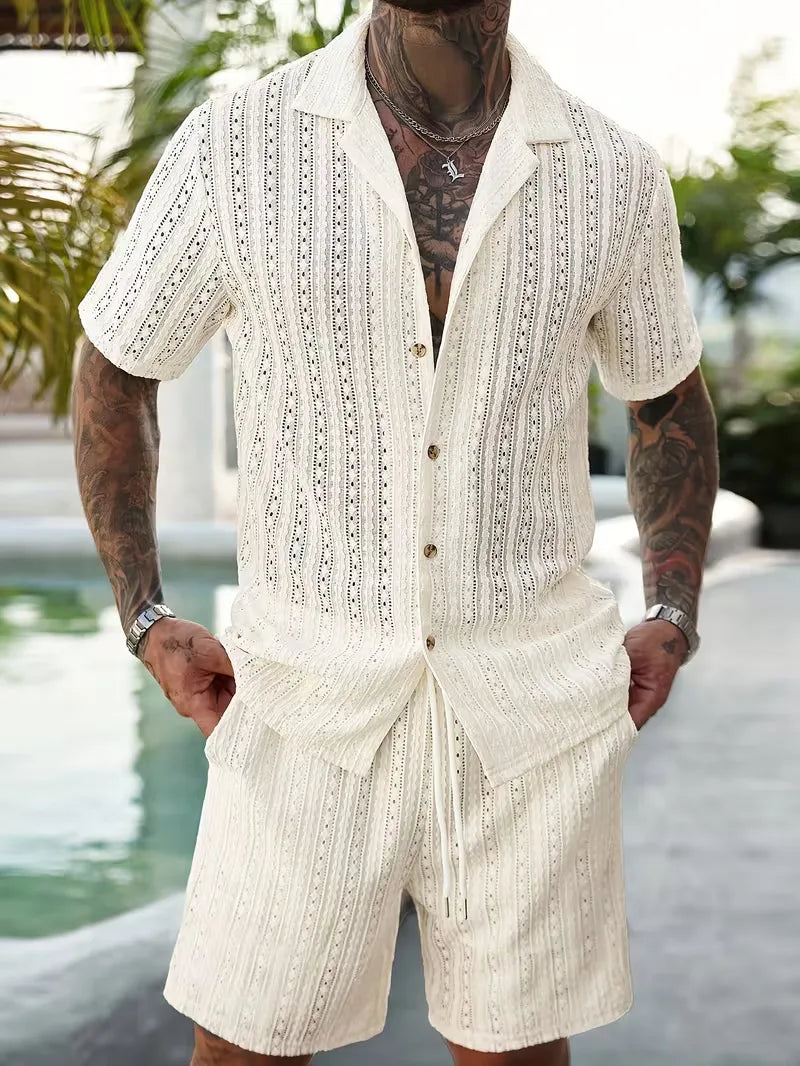 Summer Clothing Set with Short Sleeves