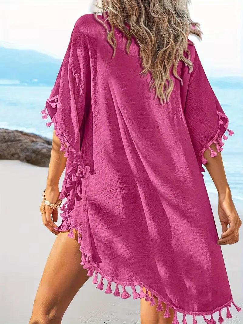 Bohemian Cover-Up with Lace