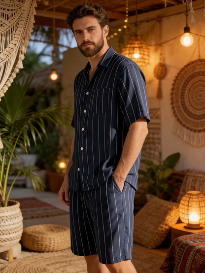 Men's Summer Outfit with Short Sleeves