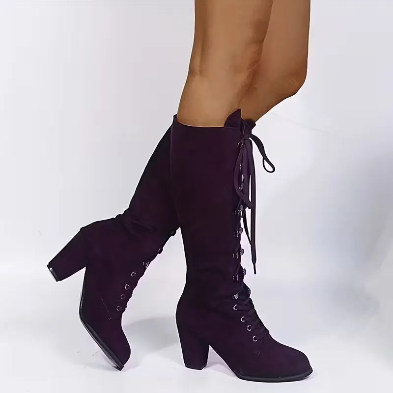 Ankle Boots with Block Heel