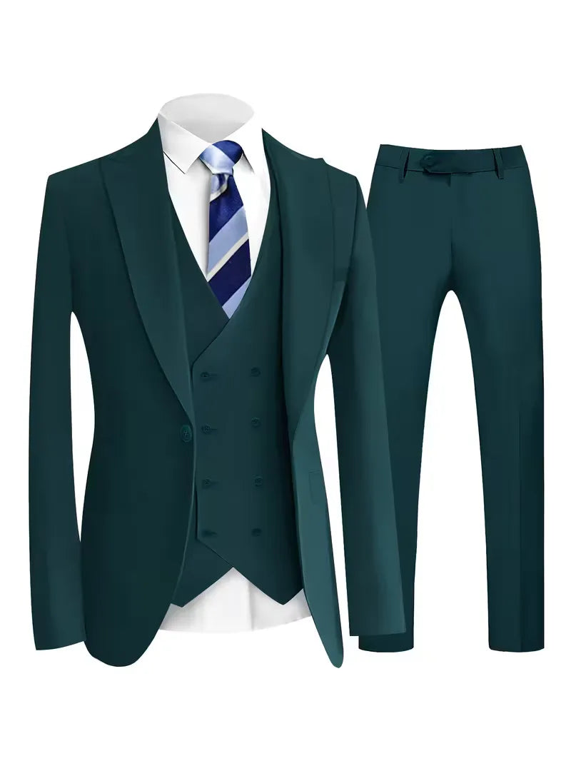 Three-Piece Slim Fit Suit