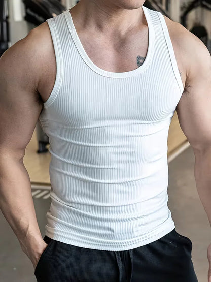 Slim Fit Ribbed Tank Top
