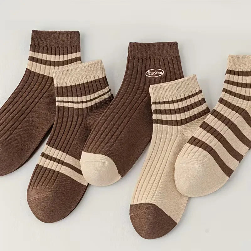 Set of five pairs of socks