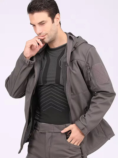 Parka with fleece lining