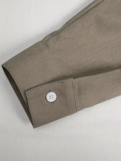 Casual men's shirt with long sleeves
