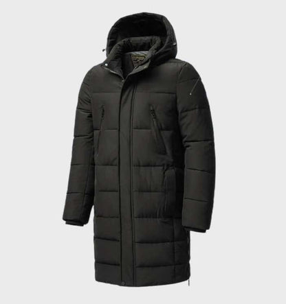 Daan | Classic wind and waterproof parka jacket with a thick hood