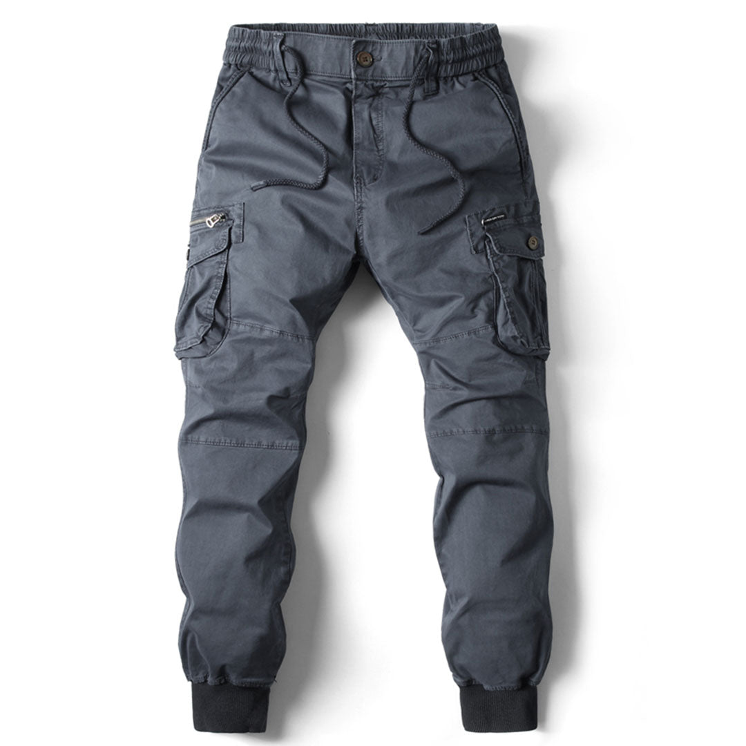 Daan | Long Stylish Men's Cargo Trousers with Pockets