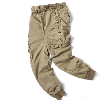 Daan | Long Stylish Men's Cargo Trousers with Pockets