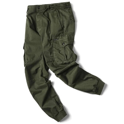 Daan | Long Stylish Men's Cargo Trousers with Pockets