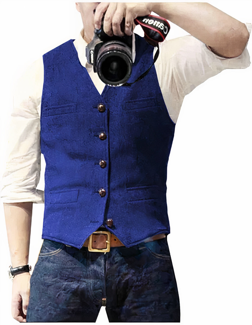 Daan | Stylish Men's Waistcoat with Buttons